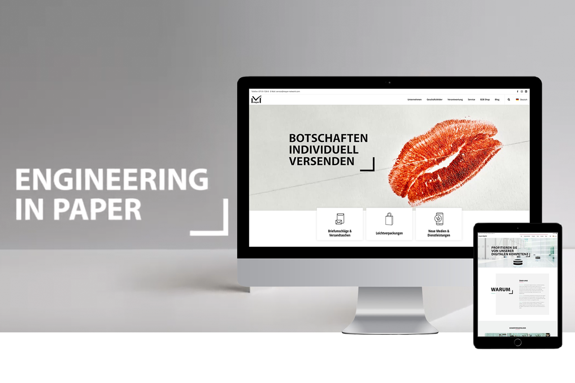 Mayer-Gruppe Website Relaunch