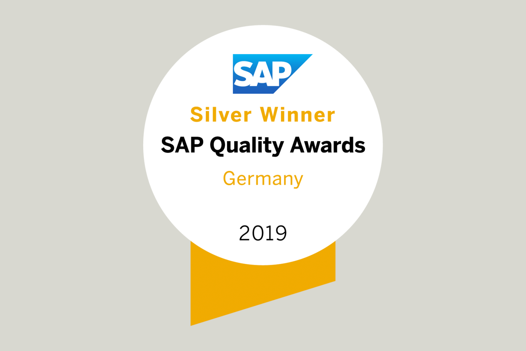 SAP Quality Award